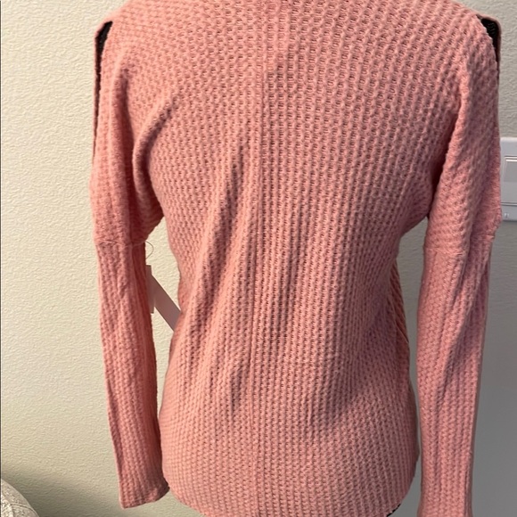 Design Lab Pink Cowl Neck Sweater - Picture 5 of 8